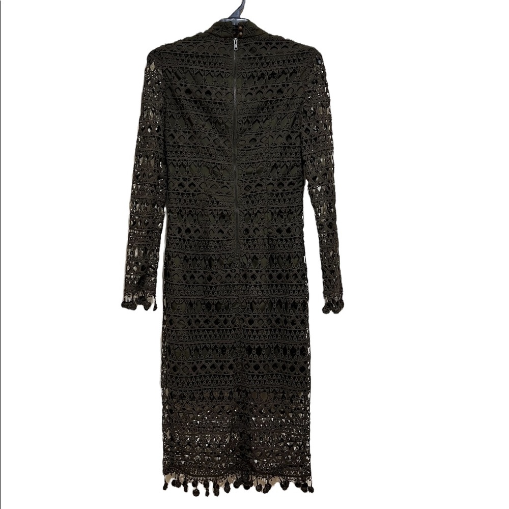 MOSSMAN HIGH NECKLINE MIDI DRESS - Picture 3 of 5